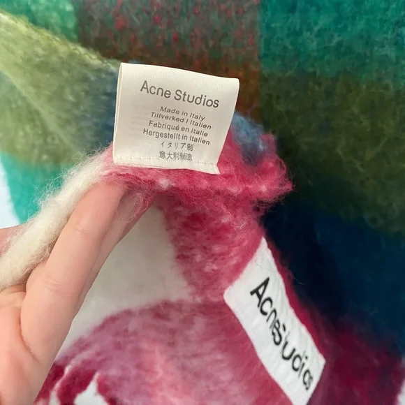 ACNE STUDIOS multicolour scarf - Picture 6 of 9